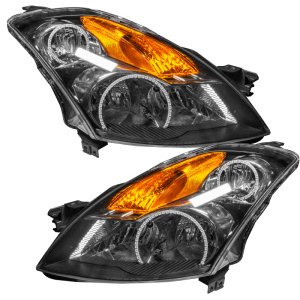 Nissan Altima Headlight Assemblies - ORACLE Lighting - ColorSHIFT 2.0 with SMD Halo - Black - `07-`09